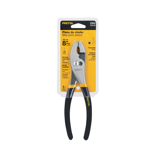 Pinza de chofer de 8 pulgadas con mango de PVC