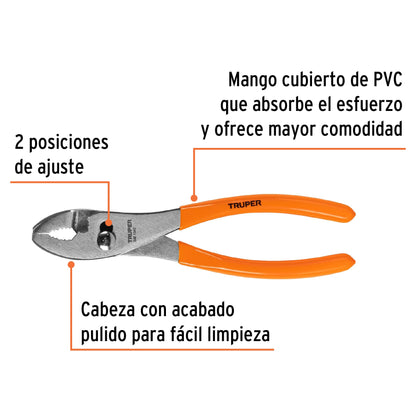 Pinza de chofer de 20 cm con mango de PVC
