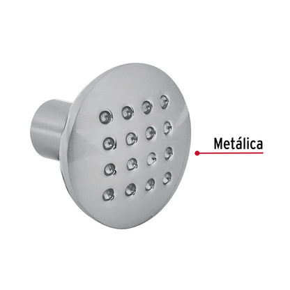 Perilla estilo Contempo níquel satinado