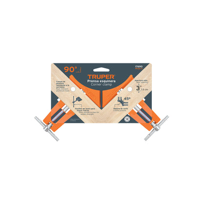 Prensa esquinera profesional 3 pulg cuerpo de aluminio - SKU 17690