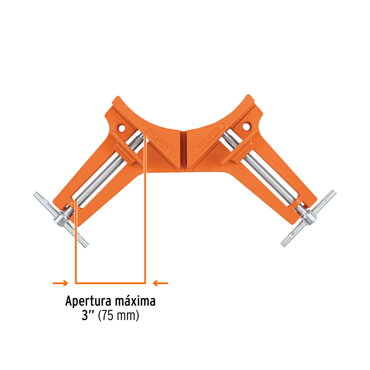 Prensa esquinera profesional 3 pulg cuerpo de aluminio - SKU 17690