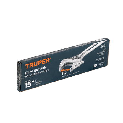Llave ajustable (perico) 15" cromada · vista 4