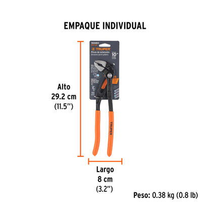 Pinza de extensión 10", mango de PVC · vista 3