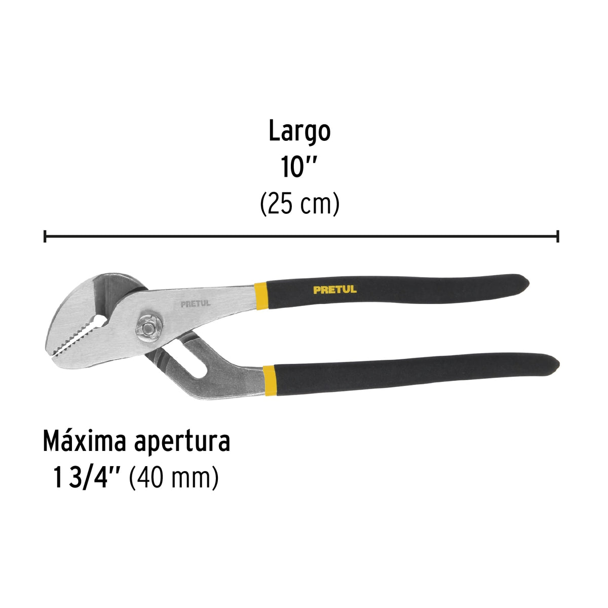Pinza de extensión 10" mango de PVC · vista 3