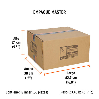 Pinza de extensión 12", mango de PVC · vista 7