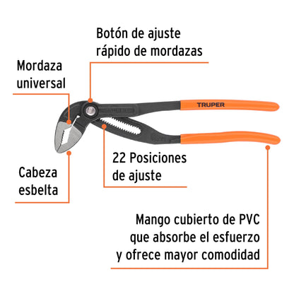 Pinza de extensión 12", mango de PVC · vista 2