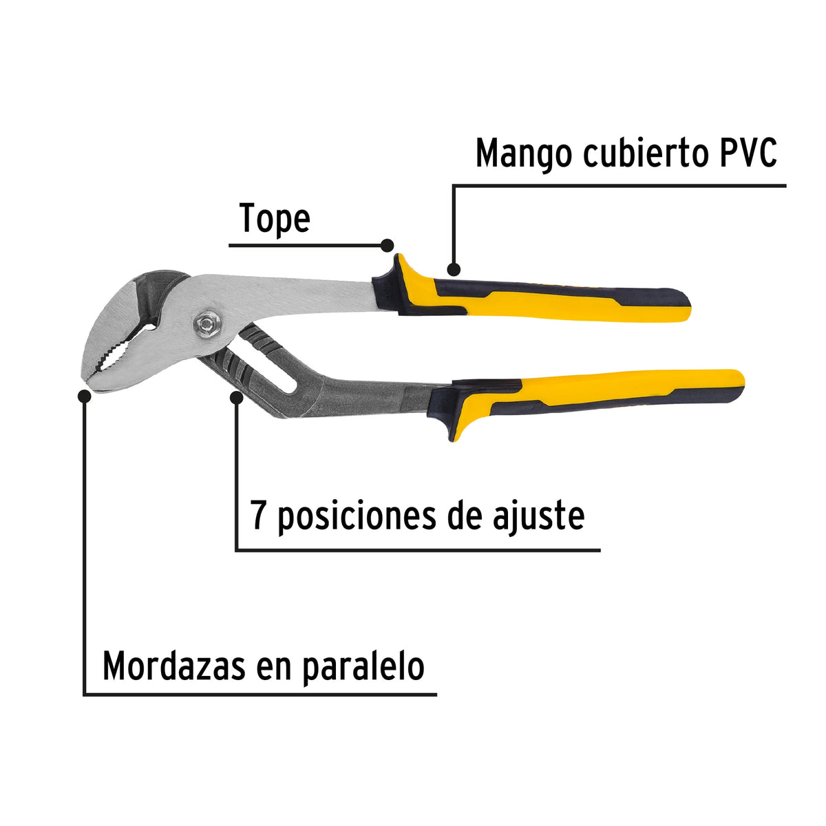 Pinza de extensión 12" mango Comfort Grip · vista 2