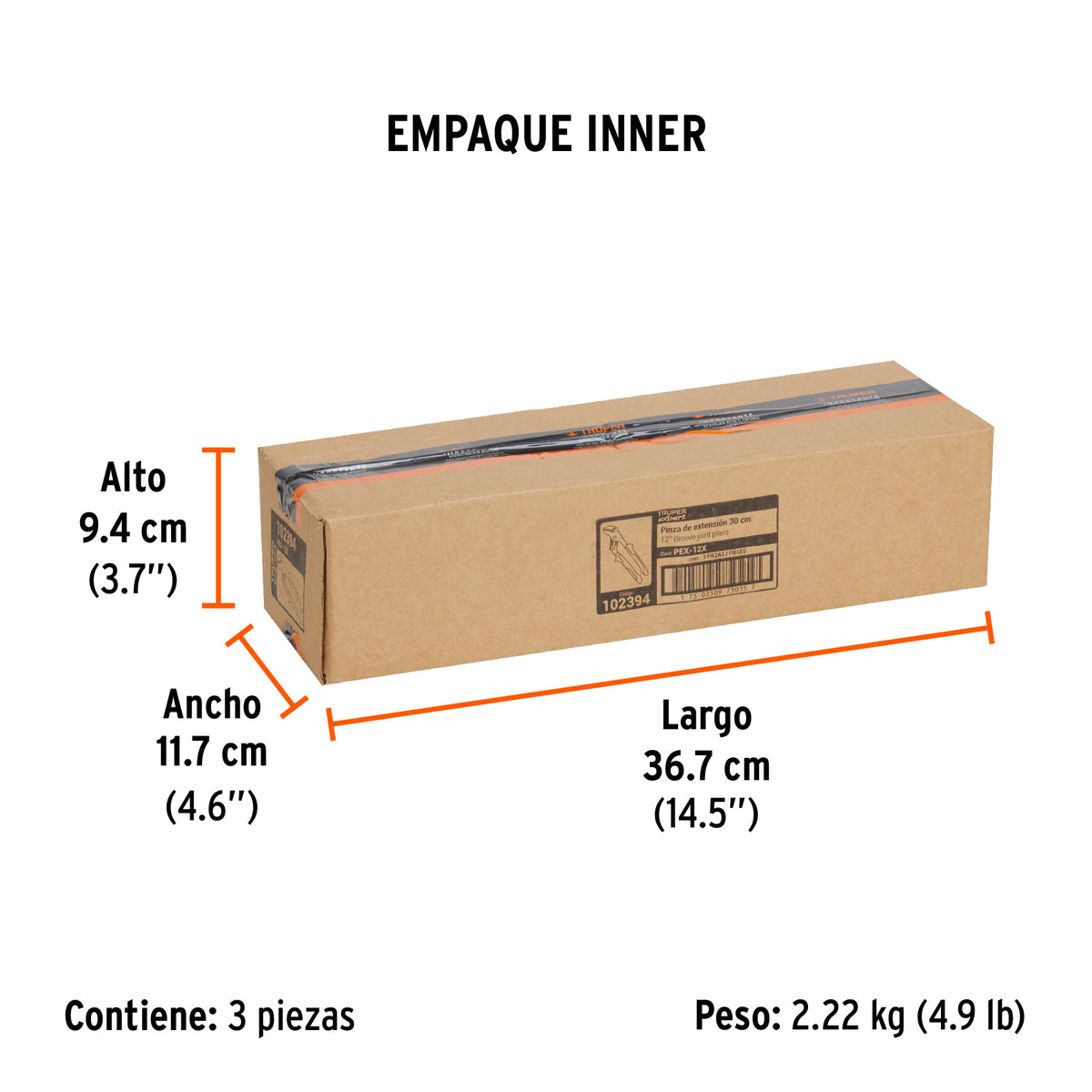 Pinzas de extensión 12" mango Comfort Grip · vista 6