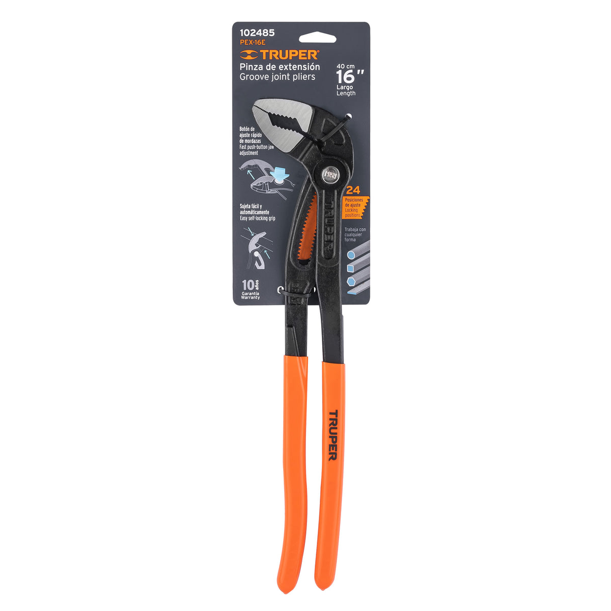 Pinza de extensión 16", mango de PVC · vista 4