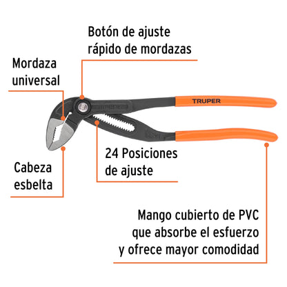 Pinza de extensión 16", mango de PVC · vista 2