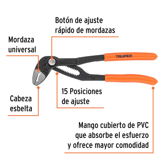 Pinza de extensión 7", mango de PVC · vista 2