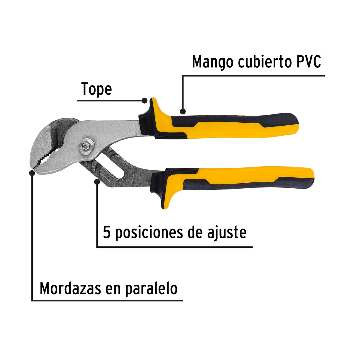 Pinza de extensión 8" mango Comfort Grip · vista 2
