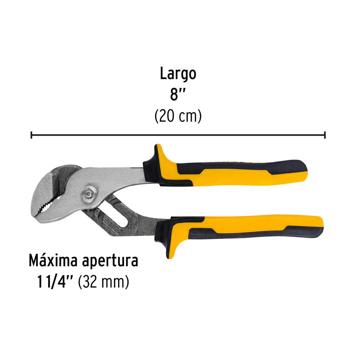 Pinza de extensión 8" mango Comfort Grip · vista 3
