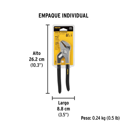 Pinza de extensión 8" mango de PVC · vista 5