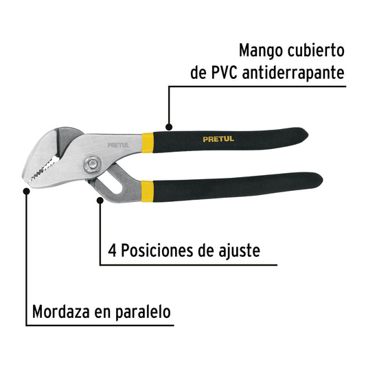 Pinza de extensión 8" mango de PVC · vista 2