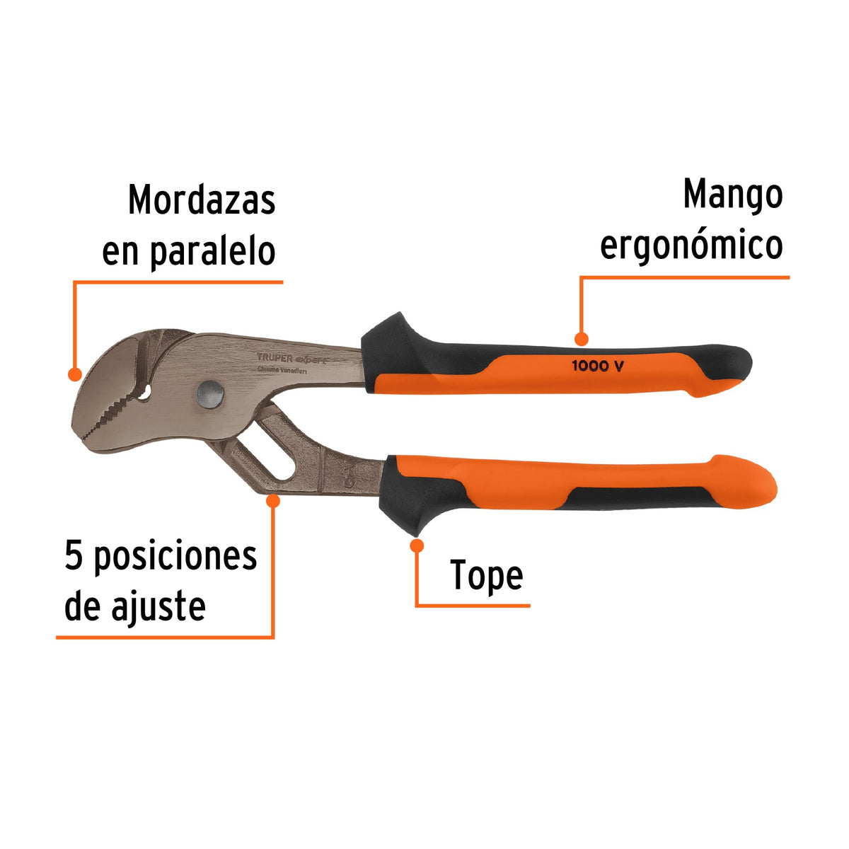 Pinzas de extensión 8" mango Comfort Grip · vista 2