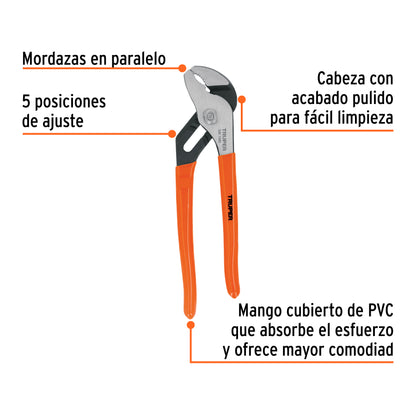 Pinza de extensión de 20 cm con mango de PVC