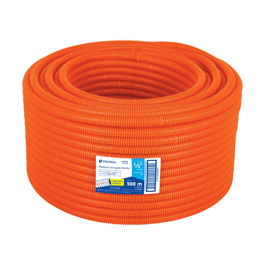 Poliducto 1/2 pulg c/guía rollo 100m
