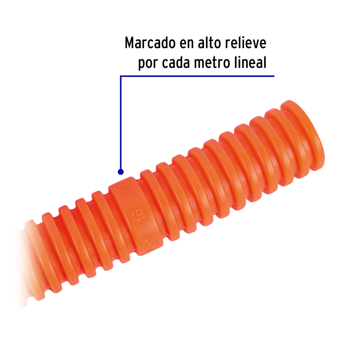 Poliducto 1/2 pulg s/guía rollo 100m