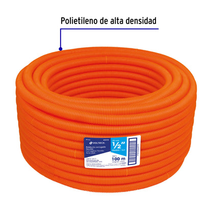 Poliducto 1/2 pulg s/guía rollo 100m