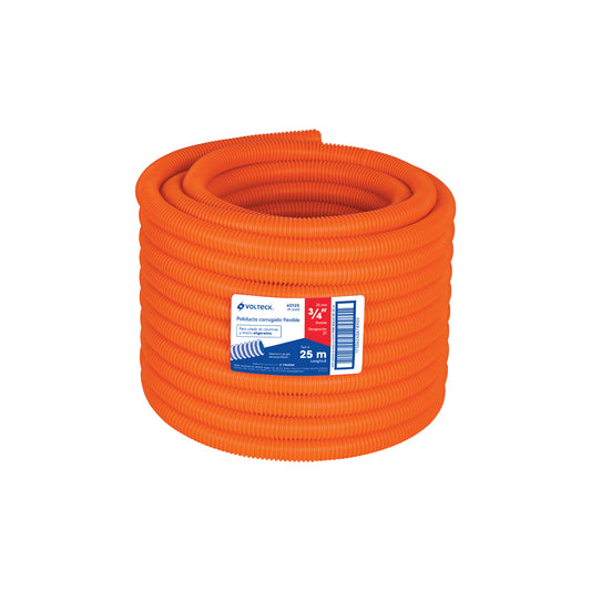 Poliducto 3/4 pulg s/guía rollo 25m