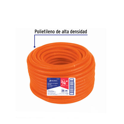 Poliducto 3/4 pulg s/guía rollo 25m