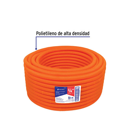 Poliducto 3/4 pulg s/guía rollo 50m