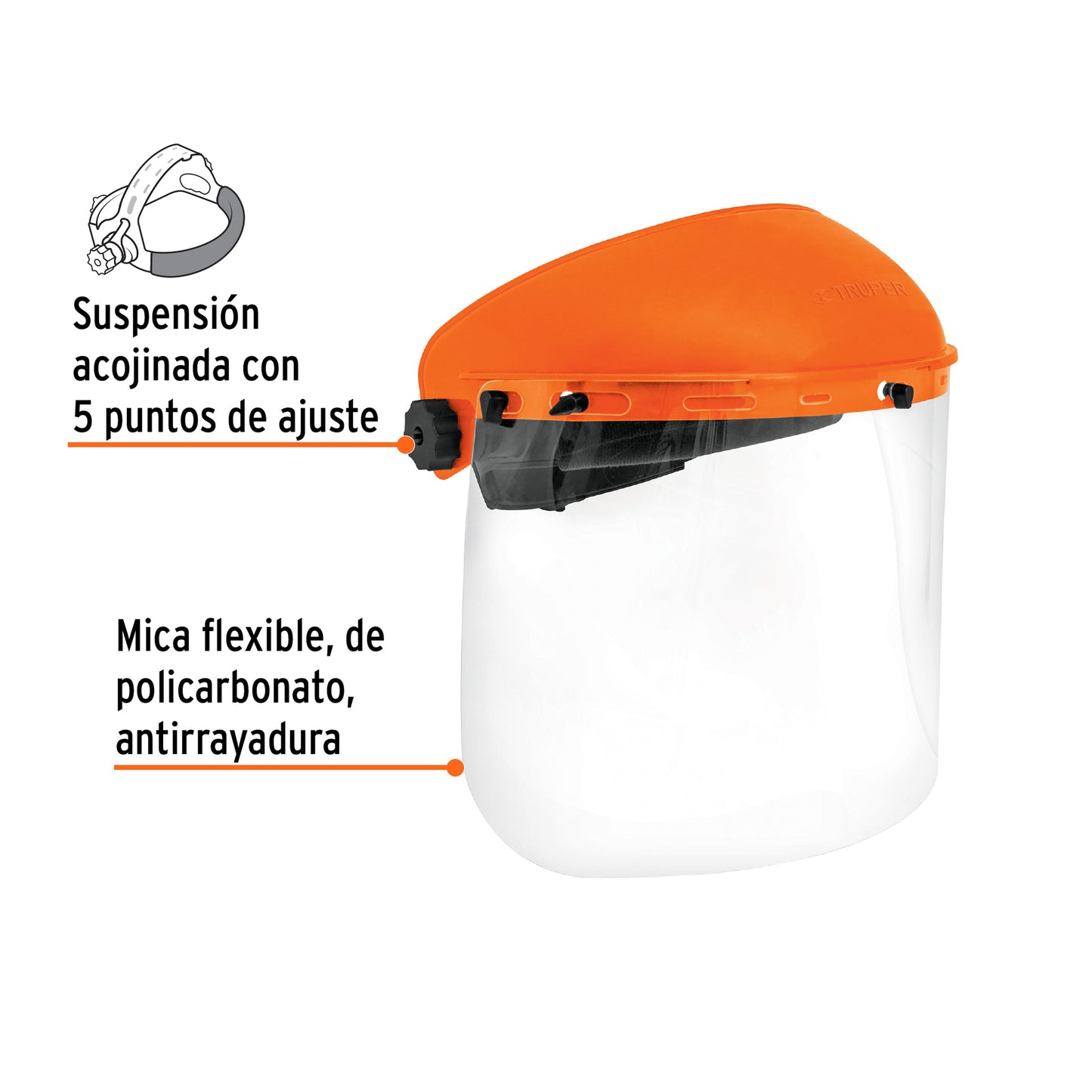 Careta Facial de Seguridad Protección Completa