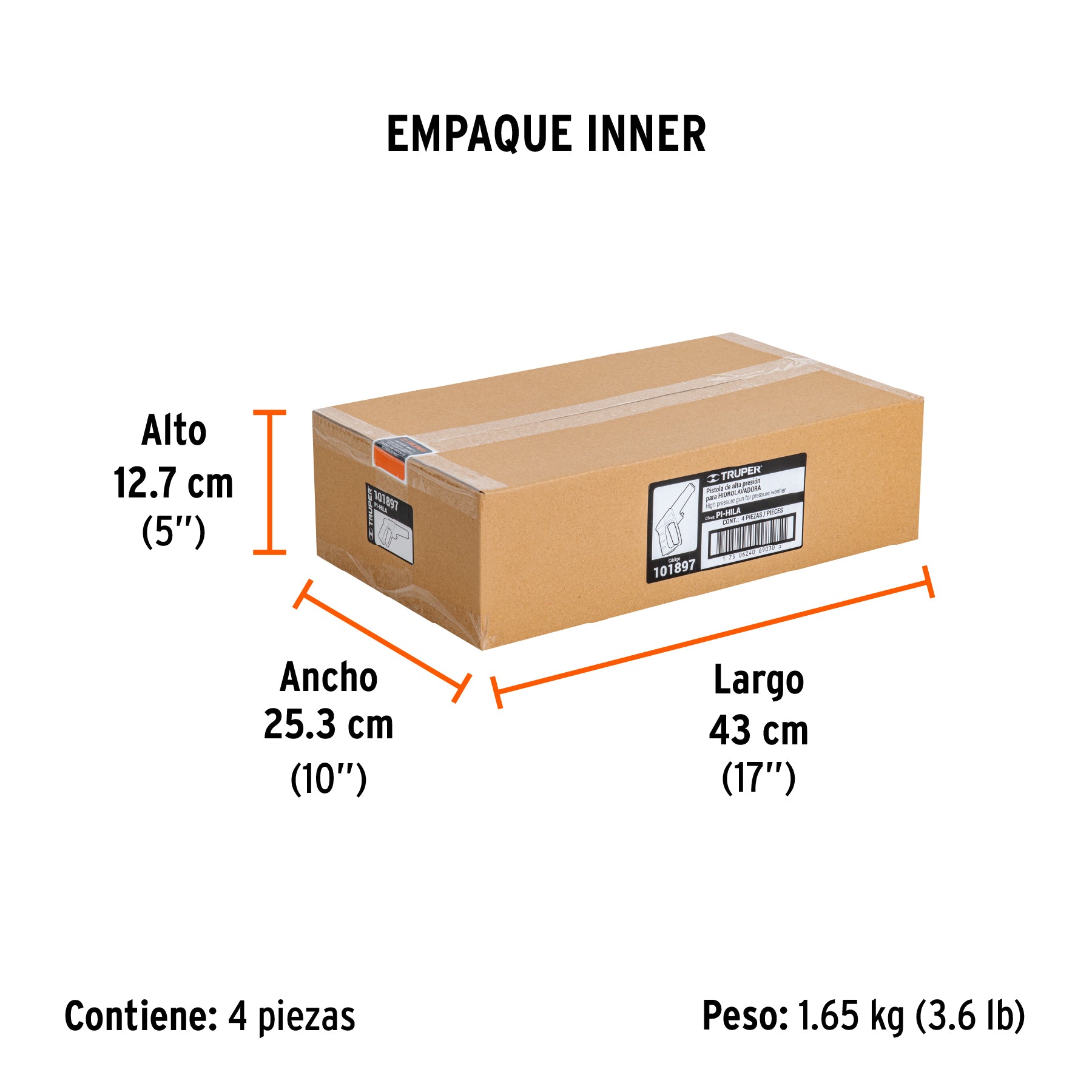 Pistola para HILA-1500/HILA-1800 - SKU 101897