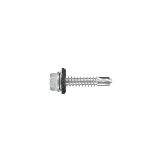 50 Tornillos Hexagonales Punta Broca 14x1-1/4 pulg