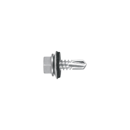 100 Tornillos Hexagonales Punta Broca 14x3/4 pulg