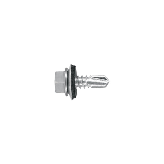 100 Tornillos Hexagonales Punta Broca 14x3/4 pulg