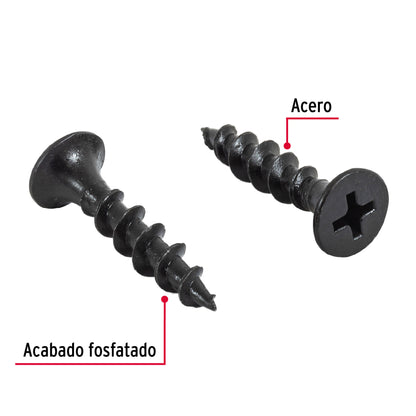 100 Tornillos Multiusos 10 x 1 pulg