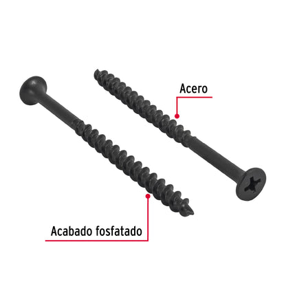 100 Tornillos Multiusos 10 x 3 pulg