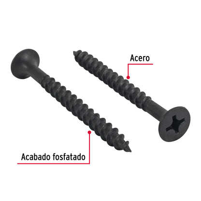 100 Tornillos Multiusos 12 x 2-1/2 pulg