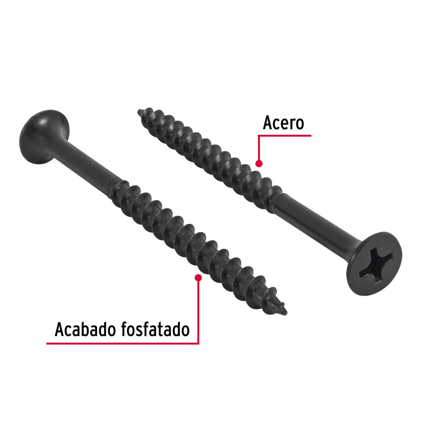 100 Tornillos Multiusos 12 x 3 pulg