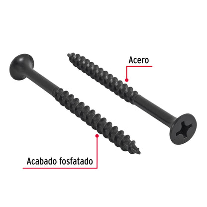 100 Tornillos Multiusos 12 x 3 pulg