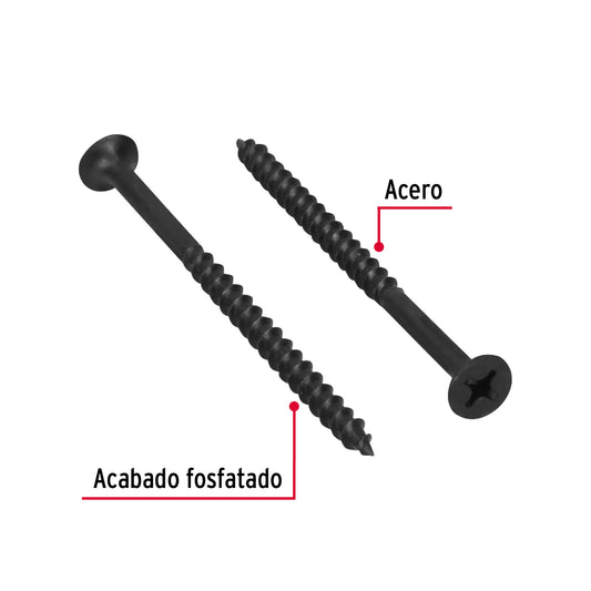 100 Tornillos Multiusos 12 x 3-1/2 pulg