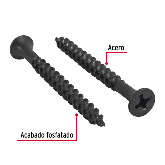 100 Tornillos Multiusos 14 x 2-1/2 pulg