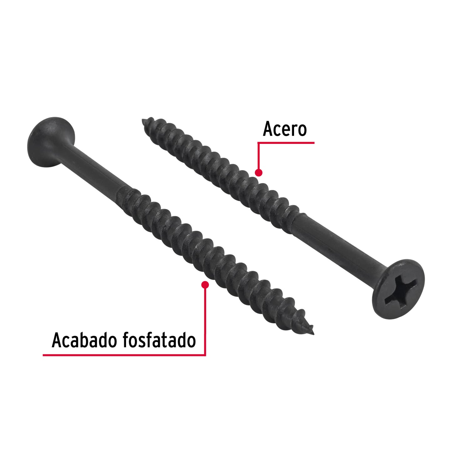 100 Tornillos Multiusos 14 x 3-1/2 pulg