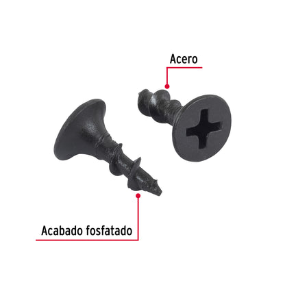Tornillo gypsum multiusos fosfatada 6 x 1/2 pulg
