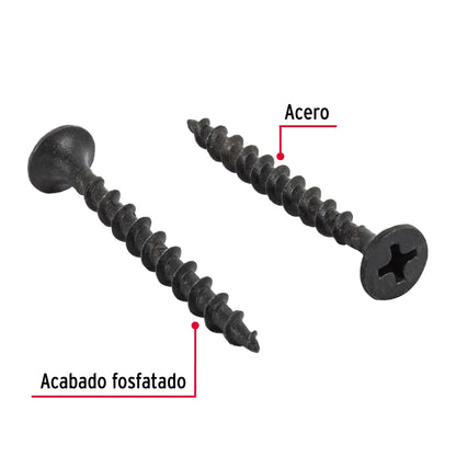 Tornillo gypsum multiusos fosfatada 6 x 1-1/2 pulg