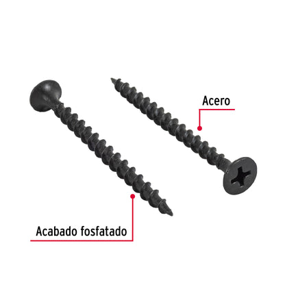 Tornillo gypsum multiusos fosfatada 6 x 2 pulg