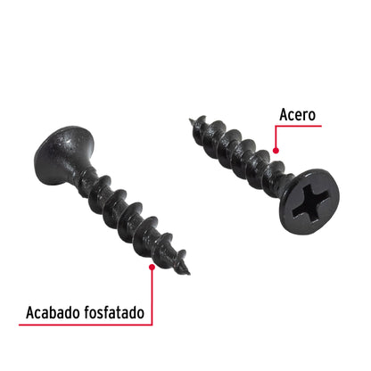 Tornillo gypsum multiusos fosfatada 8 x 1 pulg