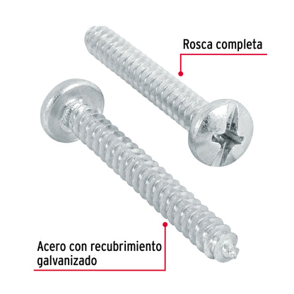 Tornillo gypsum para lamina 10 x 1-1/2 pulg