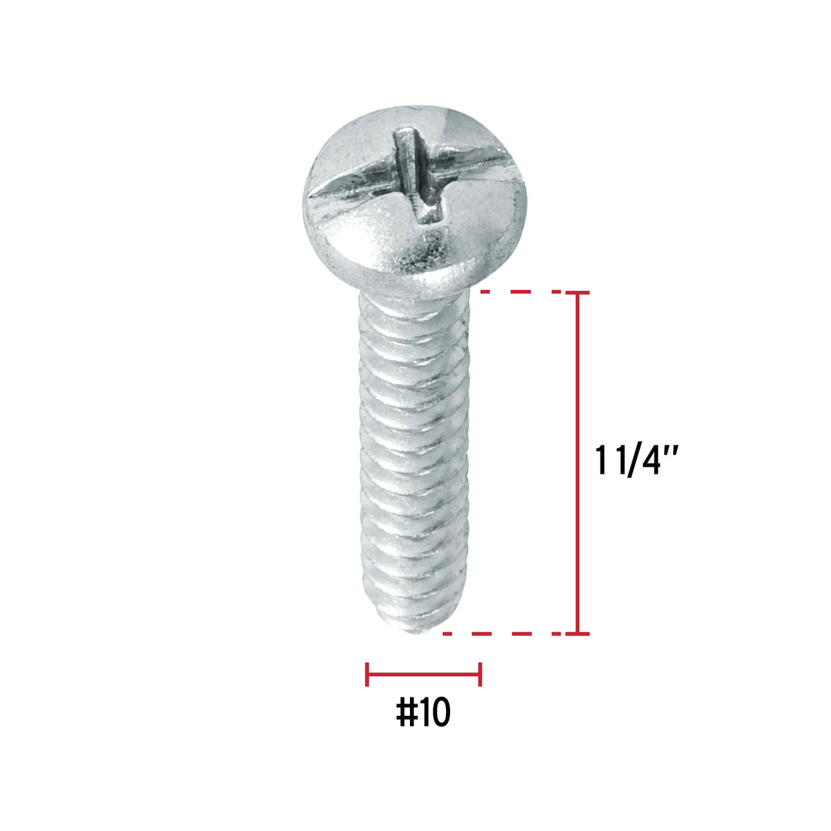Tornillo gypsum para lamina 10 x 1-1/4 pulg