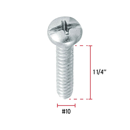 Tornillo gypsum para lamina 10 x 1-1/4 pulg
