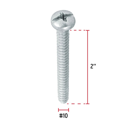 Tornillo gypsum para lamina 10 x 2 pulg