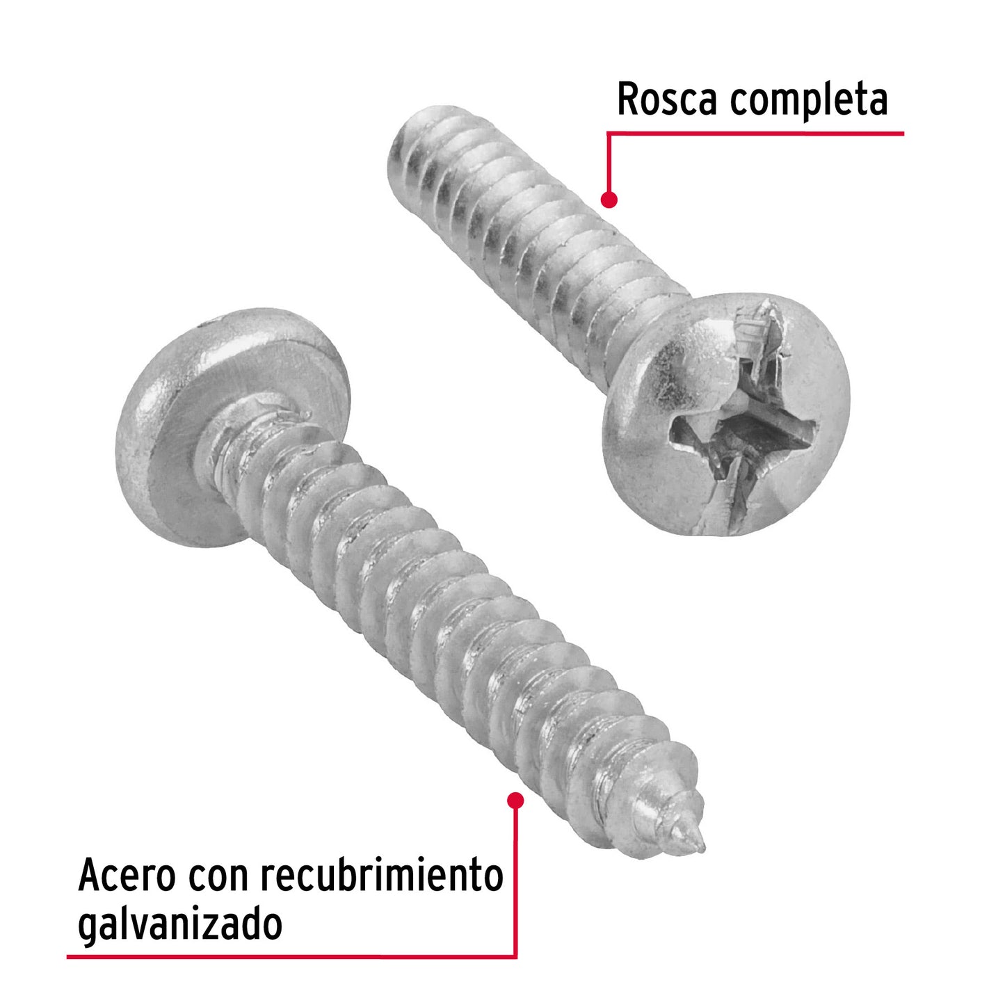 Tornillo gypsum para lamina 10 x 3/4 pulg