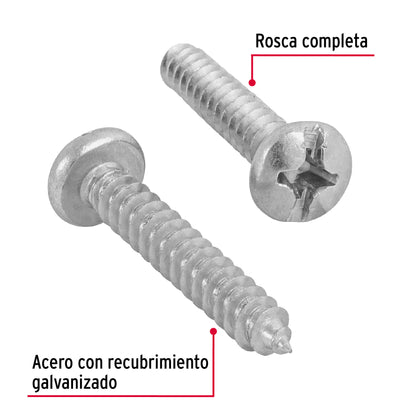 Tornillo gypsum para lamina 10 x 3/4 pulg